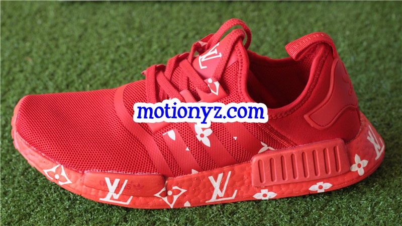 Real Boost Adidas NMD R1 Custom Red